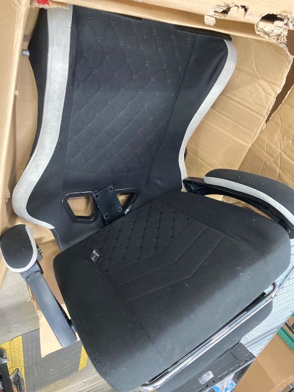 Photo 1 of ***CHAIR ONLY SITS IN LOWEST POSITION*DOES NOT RISE***GTPLAYER Gaming Chair, Computer Office Chair with Pocket Spring Cushion, Linkage Armrests and Footrest, High Back Ergonomic Computer Chair with Lumbar Support Task Chair with Footrest***CHAIR ONLY SITS