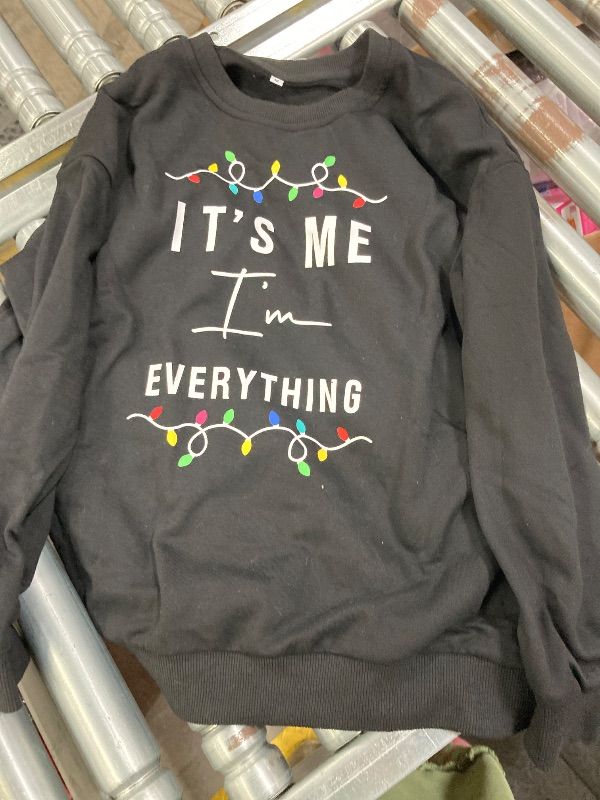 Photo 1 of **Only one Long Sleeve**Christmas Couples Matching Sweatshirt - Matching Christmas Shirts for His Hers Funny Vacation Outfits Black