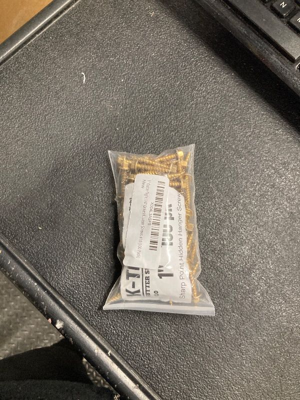 Photo 1 of 1-1/2" GutterTight 1/4" Drive High Head Zinc Plated Hidden Hanger Gutter Screws #10 (100 Pack)