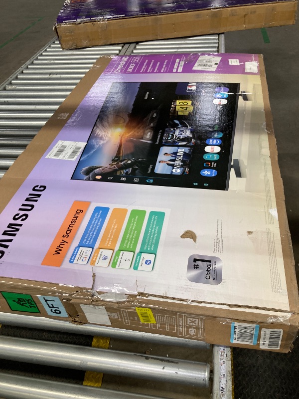 Photo 1 of ** no refunds, no returns**** parts only*  Samsung 55-Inch Class Crystal UHD U8000F 4K Smart TV (2025 Model) Endless Free Content, Crystal Processor 4K, MetalStream Design, Knox Security, Compatible with Alexa