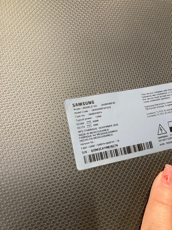 Photo 1 of ** no refunds, no returns** ** parts only** SAMSUNG 55-Inch Class OLED S95F 4K Glare Free Smart TV (2025 Model) NQ4 AI Gen3 Processor, OLED HDR Pro, Motion Xcelerator 164Hz, Dolby Atmos, Samsung Vision AI, Alexa Built-in