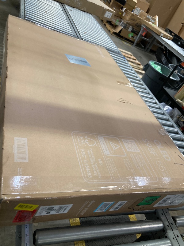 Photo 1 of ** no refunds, no returns** ** parts only** SAMSUNG 55-Inch Class OLED S95F 4K Glare Free Smart TV (2025 Model) NQ4 AI Gen3 Processor, OLED HDR Pro, Motion Xcelerator 164Hz, Dolby Atmos, Samsung Vision AI, Alexa Built-in