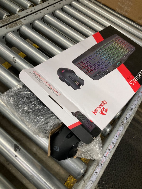 Photo 1 of **MISSING PARTS**Redragon S101M-KS Gaming Keyboard and Mouse Wireless with Tri-Mode, RGB Keyboard and 4800 DPI Gaming Mouse, 10 Independent Multimedia Keys for Wins, PC, Computer, Wireless S101 Ideal for Gamer
