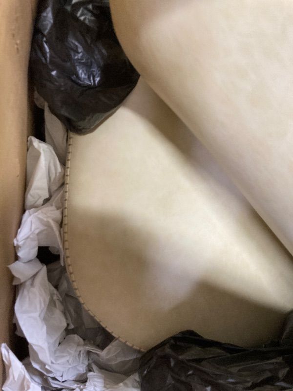 Photo 1 of **ONLY BOTTOM AND BACK CUSHIONS/NO LEGS****VASAGLE EKHO Collection - Dining Chairs Set of 2, Upholstered Kitchen Chairs, Comfortable Seat, Synthetic Leather with Stitching, Mid-Century Modern, Easy Assembly, Living Room Lounge, Cream White