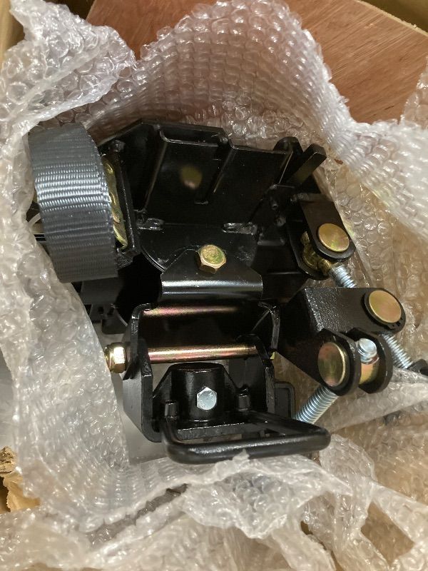 View 4 of ***THIS IS THE TOP BLACK PART ONLY***SUNEX TOOLS 1,000 lb Telescopic Transmission Jack, Air/Hydraulic, Foot & Hand Pump, Adjustable Saddle Arms, 73.5 in Max Height, Model 7796***THIS IS THE TOP BLACK PART ONLY***