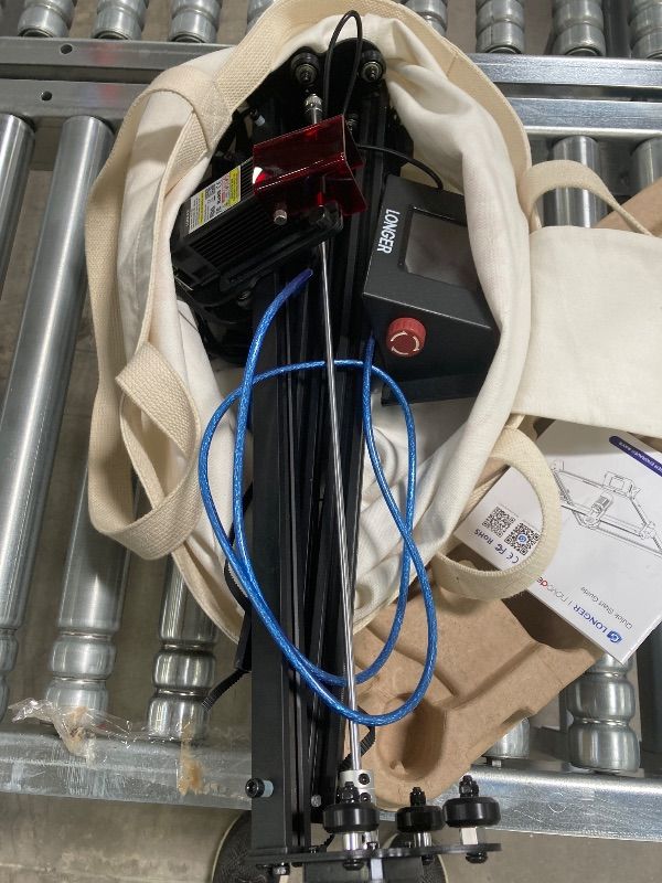 Photo 1 of ***USED, MISSING PARTS SELLING AS INCOMPLETE*** LONGER Laser Engraver Ray5 10W, 60W DIY Laser Cutter and Laser Engraving Machine with 3.5" Touch Screen,0.06mm Laser Spot 10000mm/min, Offline Usage CNC Laser Engravers for Wood Metal Acrylic Glass