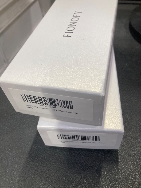 Photo 1 of ++2 PACK++FIONOFY Night Driving Glasses for Men Women Fit Over Sunglasses Anti Glare Polarized HD Night Vision Glasses FN0607