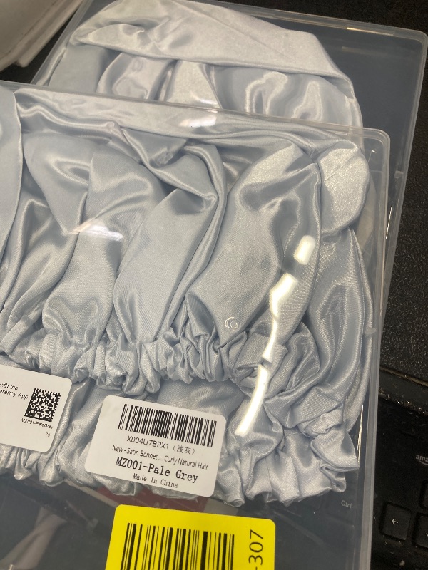 Photo 1 of ++2 PACK++Luyfrsuu Satin Bonnet Double Layer Silk Bonnet for Sleeping Women Hair Care for Natural Curly