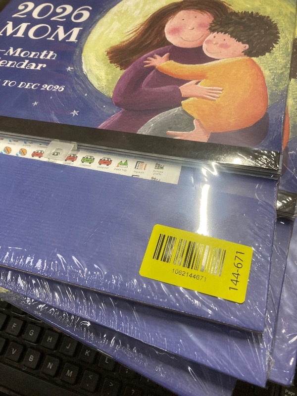 Photo 1 of ++4 PACKSUNEE Family Wall Calendar 2026 Magnetic Fridge Calendar 15 Months, Oct. 2025 to Dec. 2026, Moms Calendar 2025-2026 Wall Calendar, Family Organizer Sticks to Refrigerator - over 300 Stickers