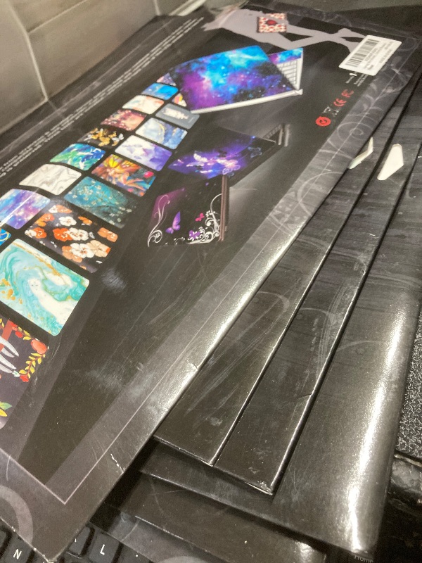 Photo 1 of ++8 PACK+++Laptop Skin Sticker 12.1 13 13.3 14 15 15.6 Inches Netbook Sticker Decal Reusable Universal Notebook PC Art Personalized Protector by AORTDES (AD-NEK-83 Colorful Flowers)