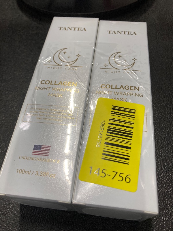 Photo 1 of ++2 PACK++Tantea Collagen Night Wrapping Mask - Hydrating & Firming Overnight Face Mask for Pore Refinement, and Elasticity Boost - Gentle for All Skin Types - 100ml / 3.38fl oz