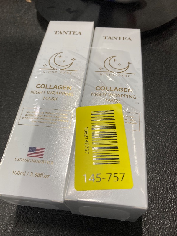 Photo 1 of ++2 PACK++Tantea Collagen Night Wrapping Mask - Hydrating & Firming Overnight Face Mask for Pore Refinement, and Elasticity Boost - Gentle for All Skin Types - 100ml / 3.38fl oz