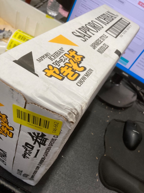 Photo 1 of [SAPPORO ICHIBAN] Yakisoba, No.1 Tasting Instant Japanese Fried Noodles, Delicious Chow Mein (3.6 Oz. x 24 packs) | 24 Pack Case