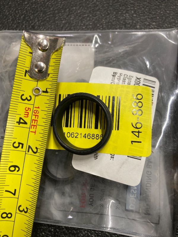 Photo 1 of ***ALL SAME COLOR * SIZE*** Men's Silicone Wedding Rings: Classic Black Style Rubber ring - Hypoallergenic for Gym/Outdoor/Gift  Pack ***ALL SAME COLOR * SIZE***