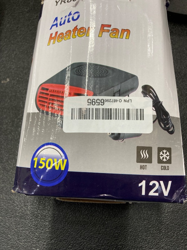 Photo 1 of 12V Portable Car Heater For Vehicle: 12 Volt Heater For Car Defroster Windshield Heaters Plug In Calentones Para Carro Calentón Para Carro That Plugs Into Cigarette Lighter For UTV For Winter