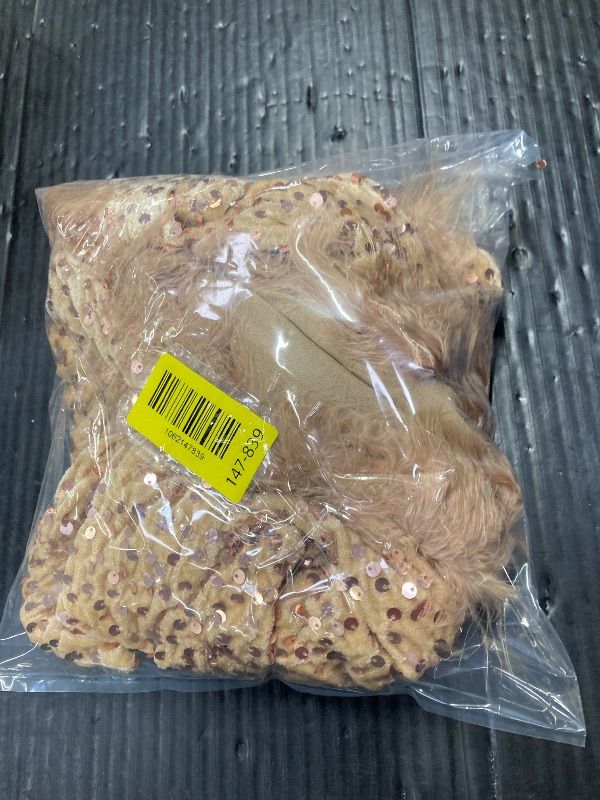 Photo 1 of ***WIRE IS BEGINNING TO POKE THRU BRA AREA***Figdaw Rhinestone Sequin Bodysuit Sexy Feather Trim Romper Birthday Photoshoot Outfits for Women Party Club Night,Gold,S,C6228***S******WIRE IS BEGINNING TO POKE THRU BRA AREA***