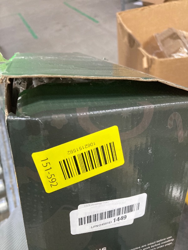 Photo 1 of 131 FT 1280 LED Christmas Lights Outdoor Decorations Super Long Clear Wire String Lights Plug in 240 Drops 8 Modes Memory Timer Curtain Fairy Lights Waterproof for Holiday Wedding Party-Warm White