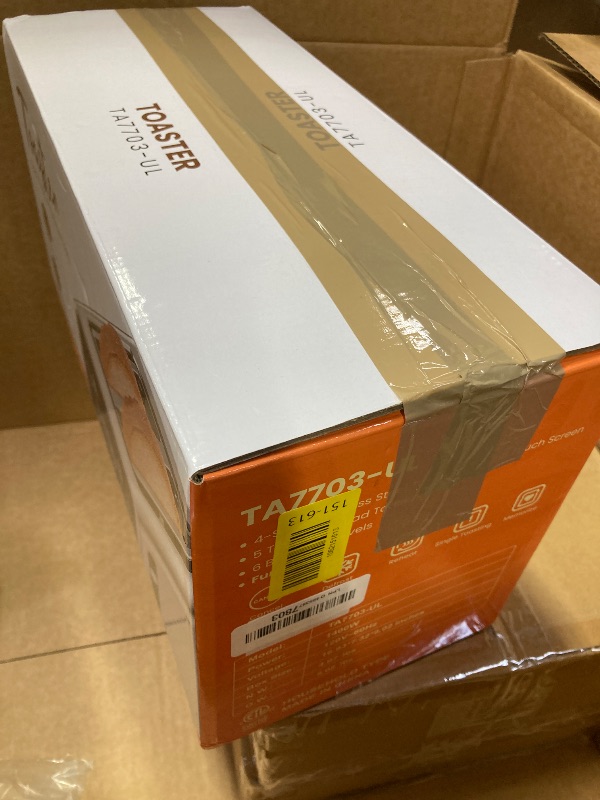 Photo 1 of **DISPLAY NOT WORKING PROPERLY**Toaster 4 Slice Long Slot for Bagels & Artisan Bread, Digital Smart Touch Screen with Memory Function & Single-Slice Modes | 6 Toast Settings & 5 Bread Types | Defrost & Reheat | Stainless Steel