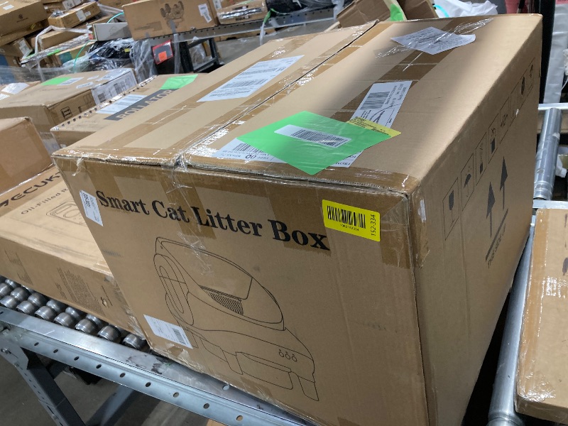 Photo 1 of **PARTS ONLY**Cumrige Self Cleaning Litter Box,Open Top Automatic Litter Box with App Control for Multiple Cats, Safety Sensors Protection,Large Waste Bin