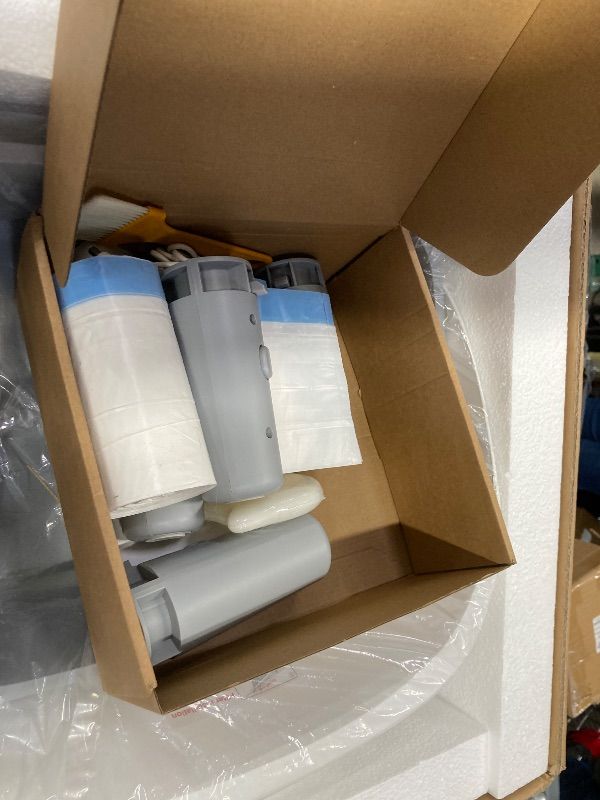 Photo 1 of **PARTS ONLY**Cumrige Self Cleaning Litter Box,Open Top Automatic Litter Box with App Control for Multiple Cats, Safety Sensors Protection,Large Waste Bin