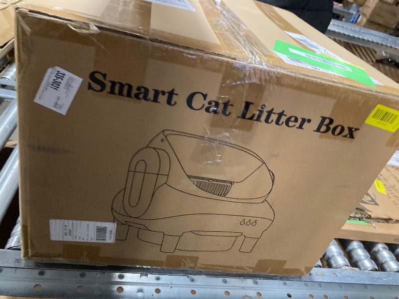 Photo 1 of **PARTS ONLY**Cumrige Self Cleaning Litter Box,Open Top Automatic Litter Box with App Control for Multiple Cats, Safety Sensors Protection,Large Waste Bin