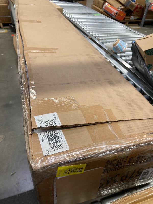 Photo 1 of ***BOX 2 OF 2 ONLY/INCOMPLETE SET***Christopher Knight Home Lanet Linen Upholstered Queen Size Bed Frame with Headboard, Modern Queen Bed Frame and Headboard, Wooden Slats Support, Easy Assembly, No Box Spring Needed, Beige