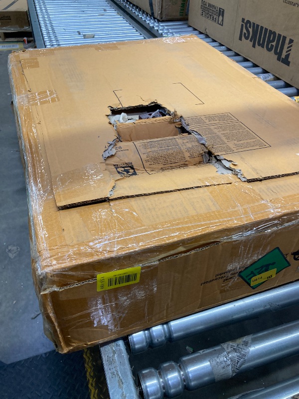 Photo 1 of **ONE TABLE IS DAMAGED***Winsome Dylan Snack Table Set with Stand, for Living Room, 26", Espresso, Set of 4 Tables