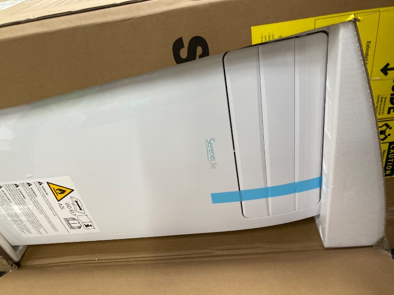 Photo 1 of **NO HEAT**SereneLife Portable Air Conditioner With Heat & Built-in Dehumidifier 10,000 BTU, Portable Heater & AC For Rooms up to 450 Sq Ft - Remote Control & Window Mount Exhaust Kit Included