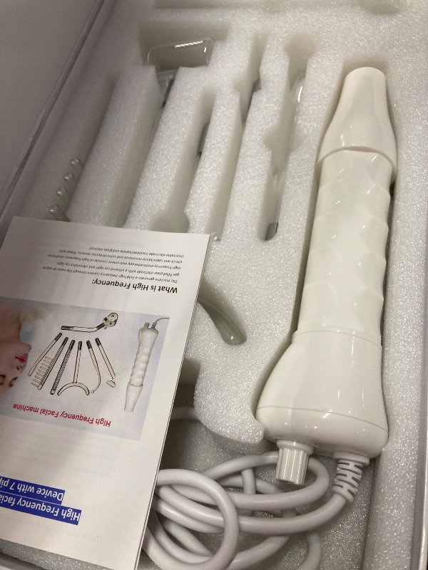 Photo 1 of **It is broken***Meifuly High F Rrequency Wand Portable Machine, Portable Handheld High F requency Wand Machine with 7 Different Tubes (Multi-Colored)
