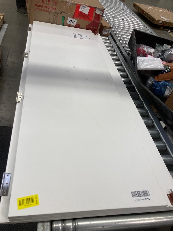 Photo 1 of ***MISSING PARTS -FOLDABLE PANEL ONLY*** Bellemave Full Farmhouse Murphy Cabinet Bed with Foldable Panel, Noisy Free, for Guest Bedroom, Living Room, White ***SOME SCUFFS/SCRATCHES, CORNER EDGE DAMAGE -SELLING AS IS***