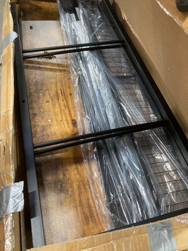 Photo 1 of **MISSING PARTS/NO INSTRUCTIONS OR HARDWARE**Cheflaud Rolling Kitchen Storage Cart Island with Large Open Shelves and Large Worktop 3-Tier Kitchen Baker’s Rack with 10 Hooks Stable Steel Stru