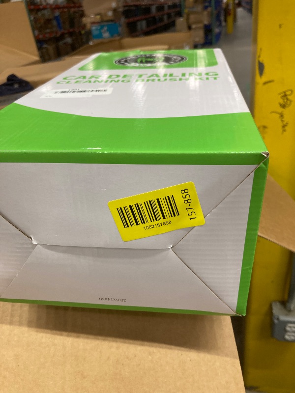 Photo 1 of ***MISSING LONG HANDLED -SELLING AS IS *** Flow-Thru Car Wash Brush, Complete Soft Bristles Car Washing Brush Mop Kit, with Car Brush Head Cover, Wash Mitt, Towel, Wheel Tire Brush for Car, Truck, RV, House, Boat Cleaning