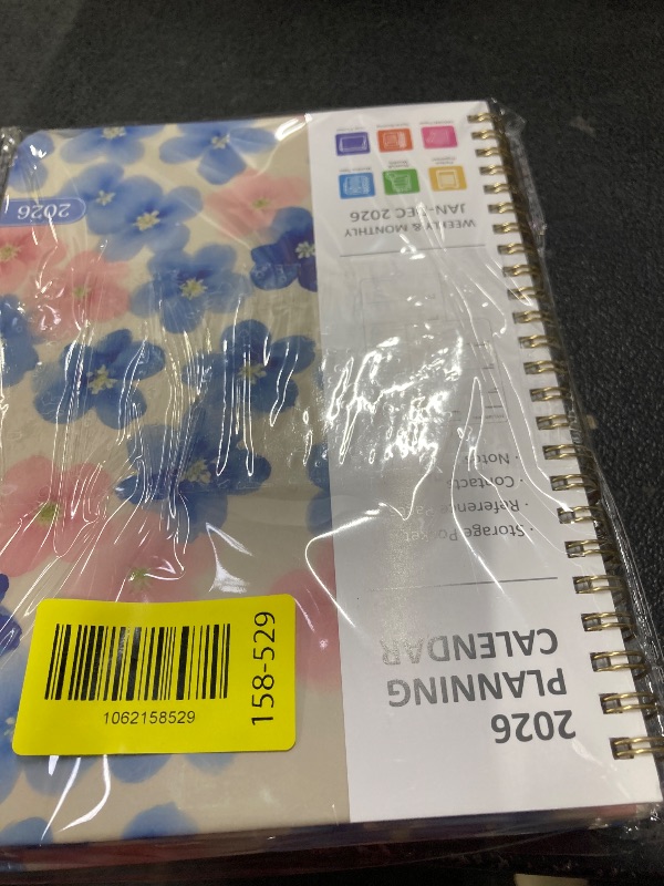Photo 1 of 2026 Planner, Weekly and Monthly Calendar Planner Book, Jan 2026 - Dec 2026, Planning Agenda for Desk Accessories and School Supplies - A5 (6.3'' x 8.5'')***pack 2}of