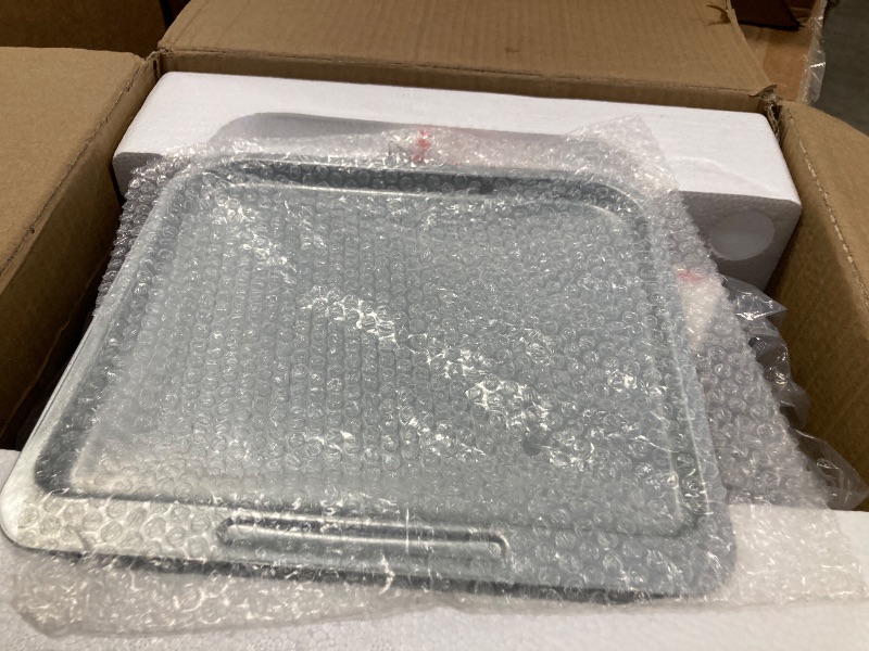 Photo 1 of 10QT Air Fryer, Convection Oven With 10 Preset Cooking Mode, Bake, Roast, Reheat, Broiler, Dehydrate, Toaster Baker, 85% Oil-Less, Visible Window and LED Digital Color Display