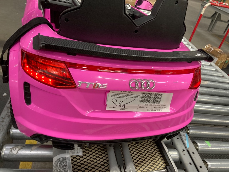Photo 1 of ***MISSING REMOTE*** Licensed Audi RS e-tron GT 12V Ride On Car Truck for Kids, Electric Car Ride On Vehicle w/Parent Remote Control, Music, Lights, for Toddlers, Pink
Amazon's Choice***MISSING REMOTE***