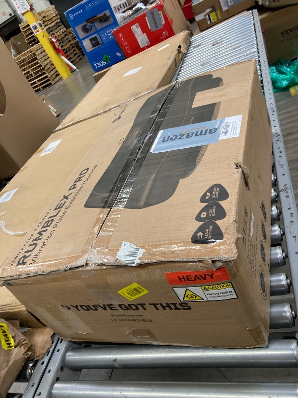 Photo 1 of **PARTS ONLY**LifePro Rumblex 4D Pro Vibration Plate - Whole Body Vibration Platform Exercise Machine - Home Workout Equipment for Weight Loss, Toning & Wellness - Full Bundle of Bands, Straps & Accessories (Blue)