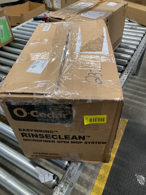Photo 1 of **BUCKET IS CRACKED/PARTS ONLY**O-Cedar RinseClean Spin Mop & Bucket System | Clean with Water | Removes 99% of Bacteria