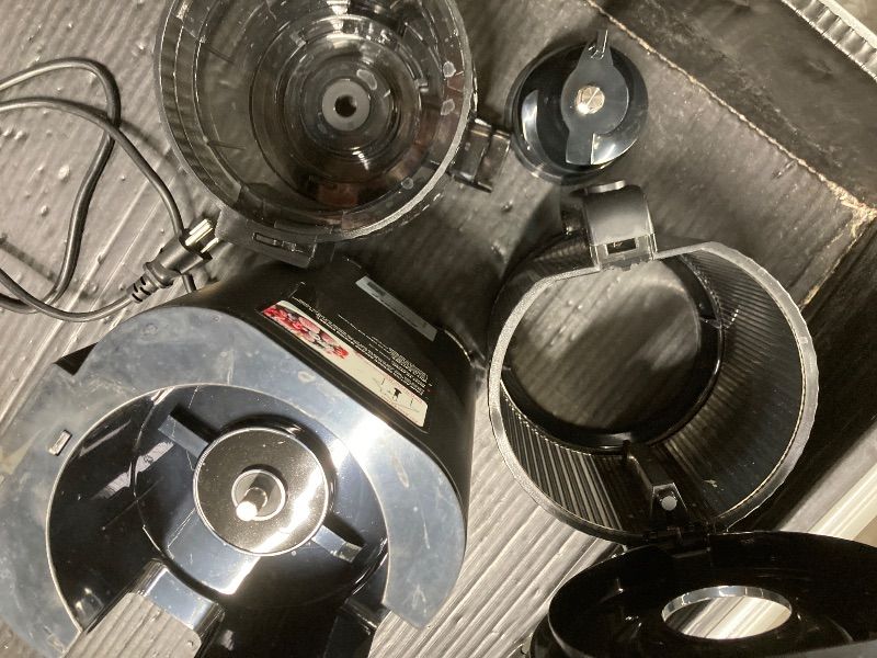 Photo 1 of ***WHAT YOU SEE IS WHAT YOU GET*NO OTHER PARTS OR PIECES***ECOSELF Cold Press Juicer with 3 Filters (For Juice/Sorbet/Nut Milk), Juicer Machines With 6.0" Wide Mouth Hopper, Self Feeding & Hands-Free Design, Juicer for Family Gathering Party, With Pusher*