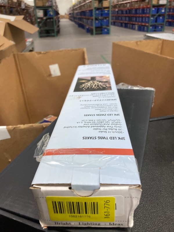 Photo 1 of ***MISSING OUTLET PLUG PORTION***EAMBRITE 3PK Brown Lighted Twig Branches Pathway Light with 30" 60 LED Warm White Bulbs for Outdoor and Indoor***MISSING OUTLET PLUG PORTION***