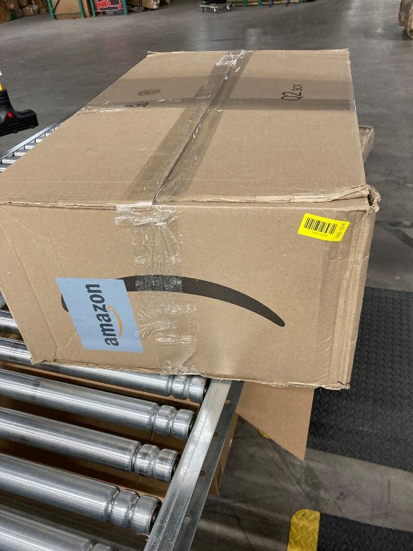 Photo 1 of ***LID ID MISSING***Mind Reader 60L Slim Laundry Hamper, Clothes Basket, Lid, Linen Design, Plastic, Black***LID ID MISSING***