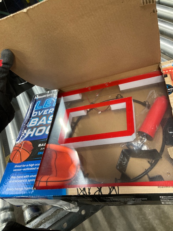 Photo 1 of ***NON-FUNCTIONAL -SELLING AS PARTS ONLY*** Over-the-Door Basketball Hoop, Indoor Sports Game, Battery-powered, for All Ages, by MinnARK