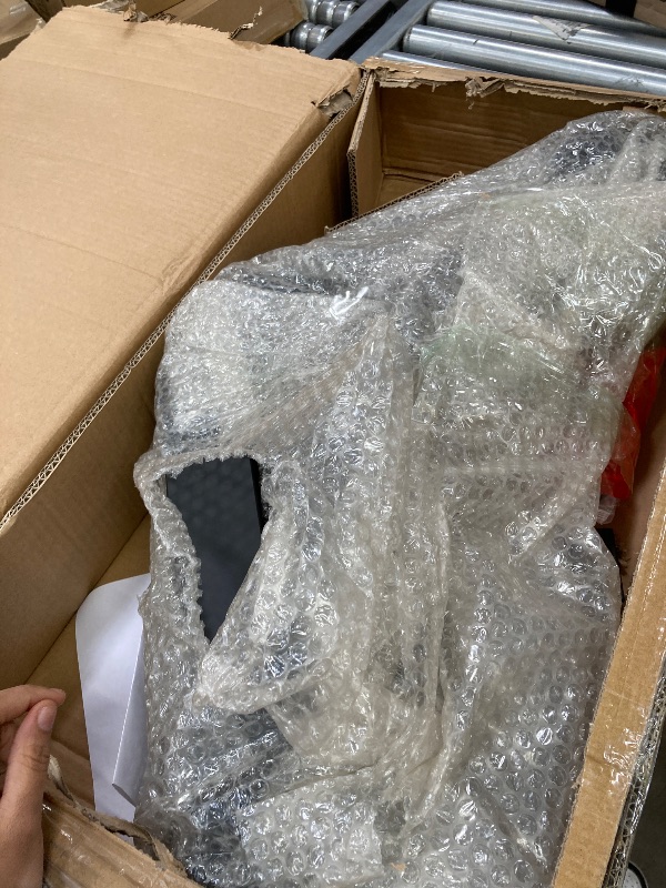 Photo 1 of ***TABLE TOP IS MISSING***HEONITURE 28" Metal Table Base with Suction Cups, Modern Desk Base for Marble, Glass, Wood Top,Furniture Legs for Home, Kitchen, DIY Desk, End Table, Coffee Table (Black, 28" H*25.3" W)***TABLE TOP IS MISSING***