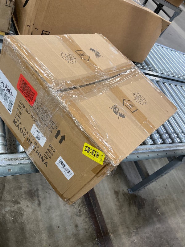 Photo 1 of ***DAMAGE -SELLING AS IS*** TOCHIC Gold Chandelier Light Fixture 21" D, 4 Lights Modern Farmhouse Drum Chandeliers Rustic Hanging Pendant Ceiling Light Fixture for High Ceilings Dining Living Room Foyer Kitchen Entryway Hallway