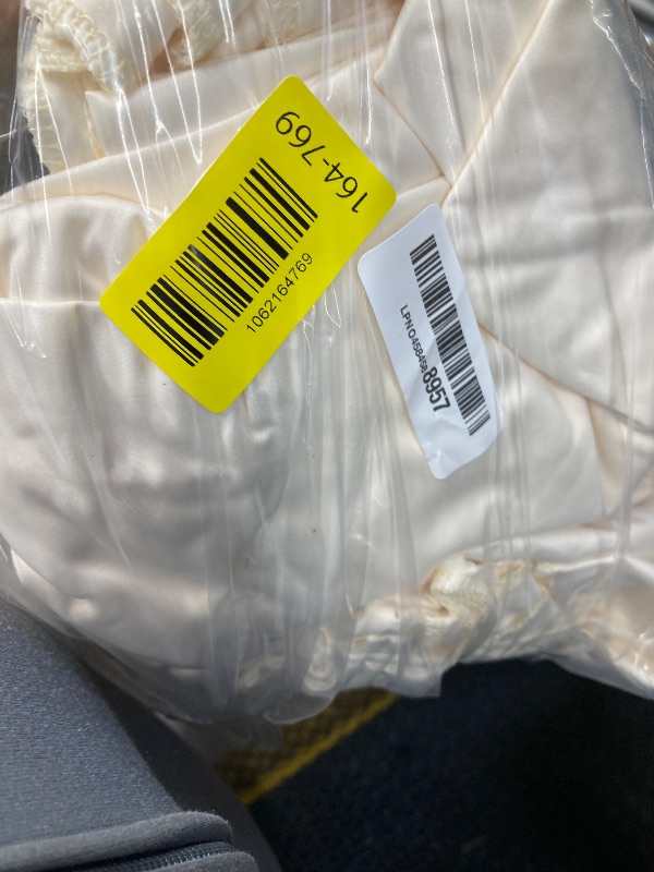 Photo 1 of 10x10ft Wrinkle Free Ivory Backdrop Curtain for Parties Soft Fabric Drapes Wedding Ivory Curtain Backdrop for Birthday Party Decorations Background for Photography 5x10ft,2 Panels