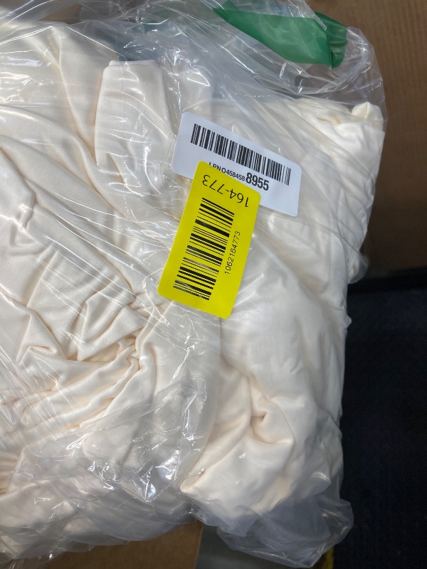 Photo 1 of 10x10ft Wrinkle Free Ivory Backdrop Curtain for Parties Soft Fabric Drapes Wedding Ivory Curtain Backdrop for Birthday Party Decorations Background for Photography 5x10ft,2 Panels