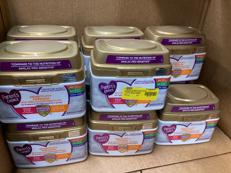 Photo 1 of 11 PACK***Parent's Choice Sensitivity Premium Baby Formula with Iron, Dual HMOs, 638 Gram. EXP:31MAR2026