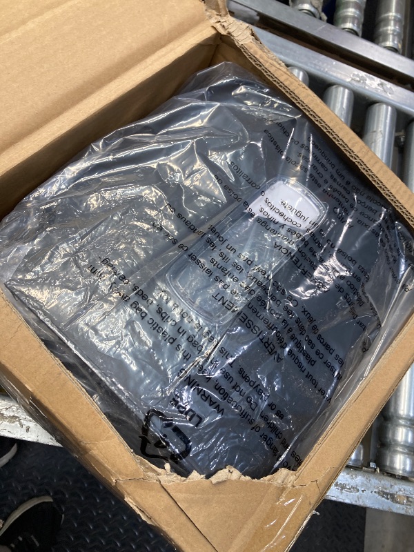 Photo 1 of **PARTS ONLY**Amazon Basics 8-Sheet High Security Cross Cut Paper and Credit Card Shredder with P-4 Security, Auto Shut-off, Black