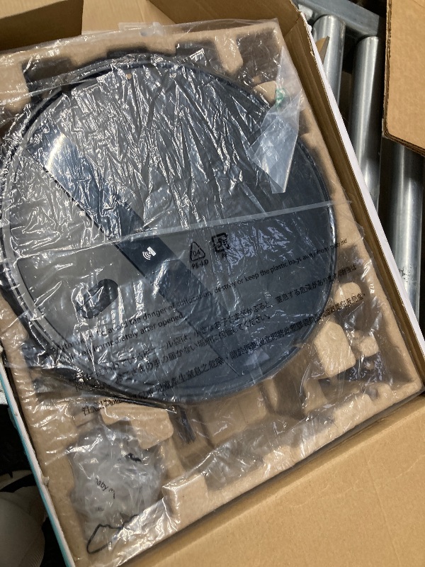 Photo 1 of ***MISSING PARTS -SELLING AS IS *** Kilgone Robot Vacuum for Pet Hair, 2-in-1 Vacuum & Mop Combo with Tangle-Free Suction & Smart 3D Avoidance, App/Wi-Fi/Alexa, Ultra-Slim & Quiet, Self-Charging for Hard Floors and Low-Pile Carpet ***BOX RIPPED/TORN***