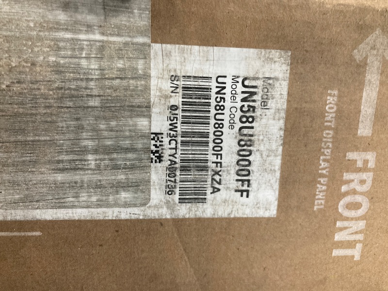 Photo 1 of *****BROKEN TV. NO REFUND. NO RETURN****Samsung 58-Inch Class Crystal UHD U8000F 4K Smart TV (2025 Model) Endless Free Content, Crystal Processor 4K, MetalStream Design, Knox Security, Alexa Built-in
