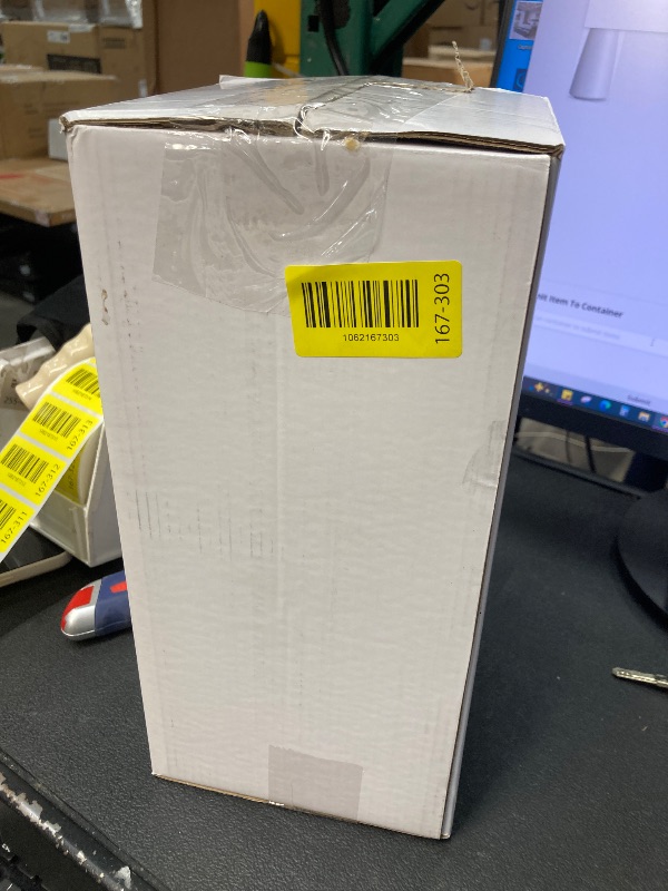 Photo 1 of 12 Inch Tall Premium Quality Ceramic Vase | Flower Vase for Home Decor | Farmhouse Decor, Desk Decor, Modern Decor, Aesthetic Room Decor, White Vase for Bohemian Decor, Pampas Vase, White